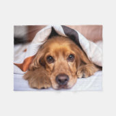 Couverture Polaire Anglais Cocker Spaniel Chien (Devant (Horizontal))