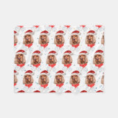 Couverture Polaire Anglais Cocker Spaniel Chien race Noël (Devant (Horizontal))