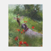 Couverture Polaire Anglais Setter, Chasse de faisan (Devant)
