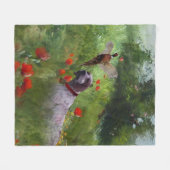 Couverture Polaire Anglais Setter, Chasse de faisan (Devant (Horizontal))