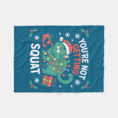 Couverture Polaire Angry Christmas Cat You're Not Getting Squat Holid (Devant (Horizontal))