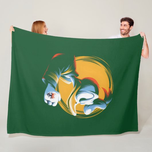 Couverture Polaire Angry Duck (En situation)