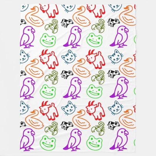 Couverture Polaire Animal Blanket (Devant)