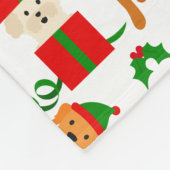 Couverture Polaire Animal de compagnie de chien de Noël (Coin)