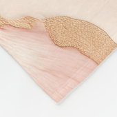 Couverture Polaire Animal de vache rose pâle (Coin)