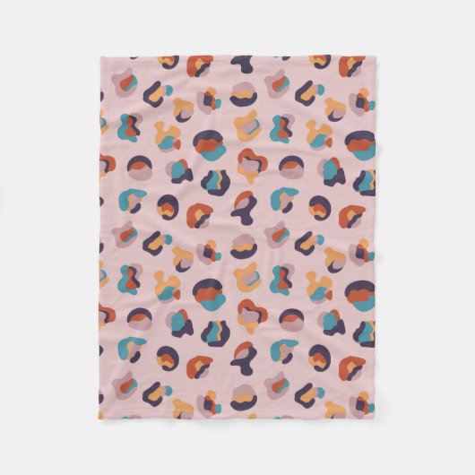 Couverture Polaire Animal léopard (Devant)