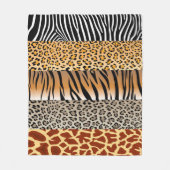 Couverture Polaire animal patterns|Giraffe Blanket and Comforter| (Devant)
