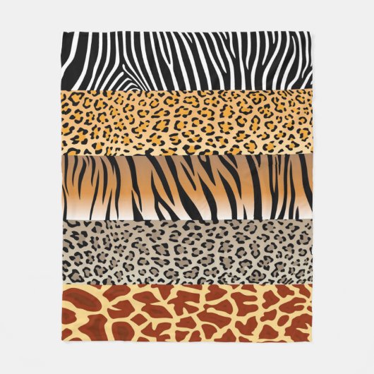 Couverture Polaire animal patterns|Giraffe Blanket and Comforter| (Devant)