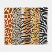 Couverture Polaire animal patterns|Giraffe Blanket and Comforter| (Devant (Horizontal))
