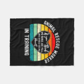 Couverture Polaire Animal Rescue Worker In Training Appreciation  (Devant (Horizontal))