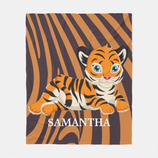 Couverture Polaire Animal sauvage Safari (Devant)