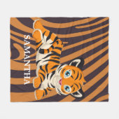 Couverture Polaire Animal sauvage Safari (Devant (Horizontal))