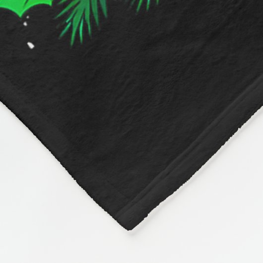 Couverture Polaire Animal Xmas Tree Santa Hat Red Panda Christmas (Coin)