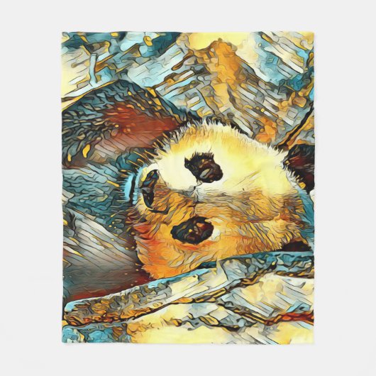 Couverture Polaire AnimalArt_Panda_002 (Devant)