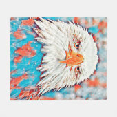 Couverture Polaire AnimalMix_Bird_024 (Devant (Horizontal))
