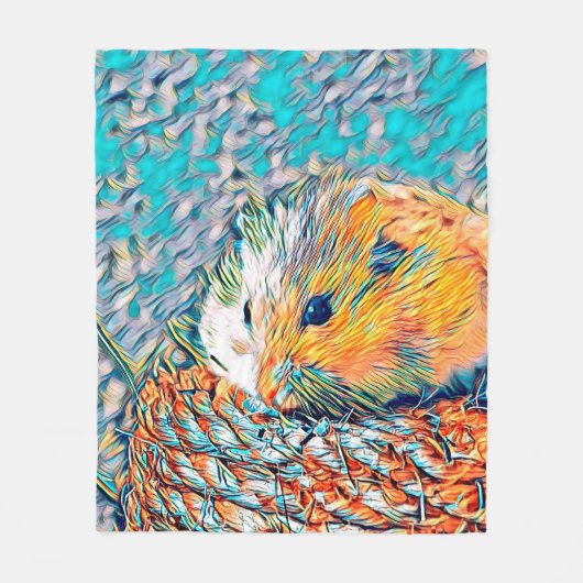 Couverture Polaire AnimalMix_Hamster_001 (Devant)