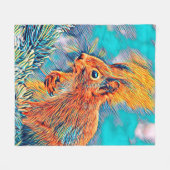 Couverture Polaire AnimalMix_Squirrel_001 (Devant (Horizontal))
