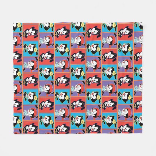 Couverture Polaire Animaniacs | Graphique de panneau Yakko, Dot et Wa (Devant (Horizontal))