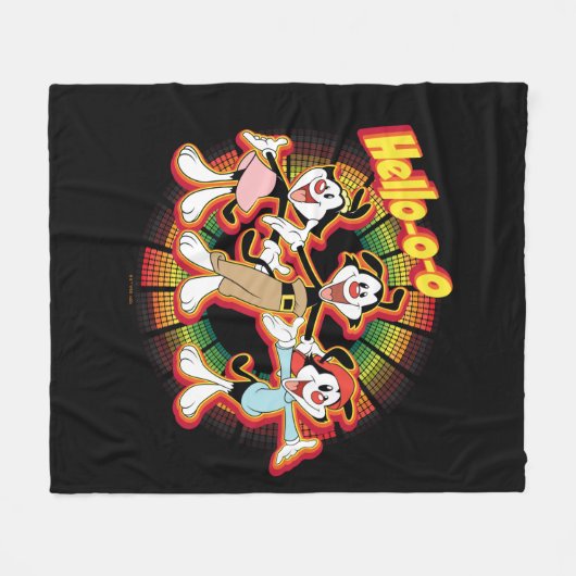 Couverture Polaire Animaniacs | Hello-o Retro Equalizer Graphic (Devant (Horizontal))