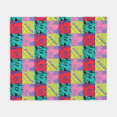 Couverture Polaire Animaniacs | Warner Siblings Pop Art Graphic (Devant (Horizontal))