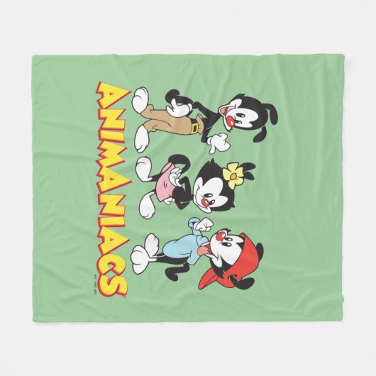 Couverture Polaire Animaniacs | Yakko, Dot et Wakko debout (Devant (Horizontal))