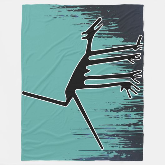 Couverture Polaire Animaux anciens - Art ancien de la Terre (Devant)