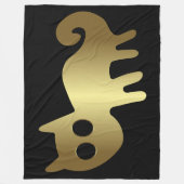 Couverture Polaire Animaux anciens - Chat d'or ou animal Fox (Devant)