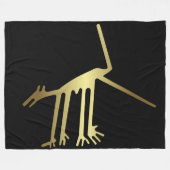 Couverture Polaire Animaux anciens - Gold Geoglyph Animal (Devant (Horizontal))
