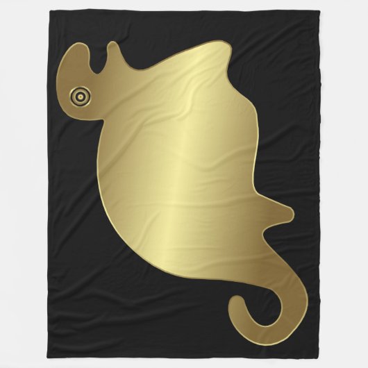 Couverture Polaire Animaux anciens - Sceau d'or (Devant)