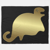 Couverture Polaire Animaux anciens - Sceau d'or (Devant (Horizontal))