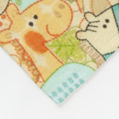 Couverture Polaire Animaux de bébé (Coin)