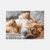 Couverture Polaire Animaux de bébés cutest | Cocker Spaniel (Devant (Horizontal))
