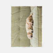 Couverture Polaire Animaux de bébés cutest | Golden Retriever Puppy 2 (Devant)