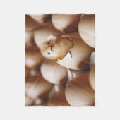 Couverture Polaire Animaux de bébés cutest | Nouveau bébé poussin (Devant)