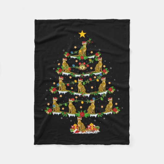 Couverture Polaire Animaux de compagnie Noël Lumières Père Noël Benga (Devant)