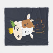 Couverture Polaire Animaux de ferme de vache (Devant (Horizontal))