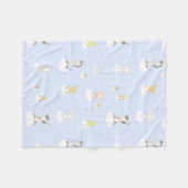 Couverture Polaire Animaux de garderie d'enfants (Devant (Horizontal))