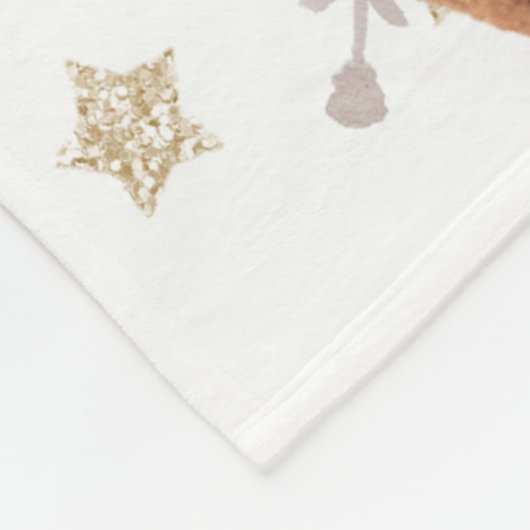 Couverture Polaire Animaux des bois (Coin)