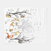 Couverture Polaire Animaux des Bois  (Devant (Horizontal))