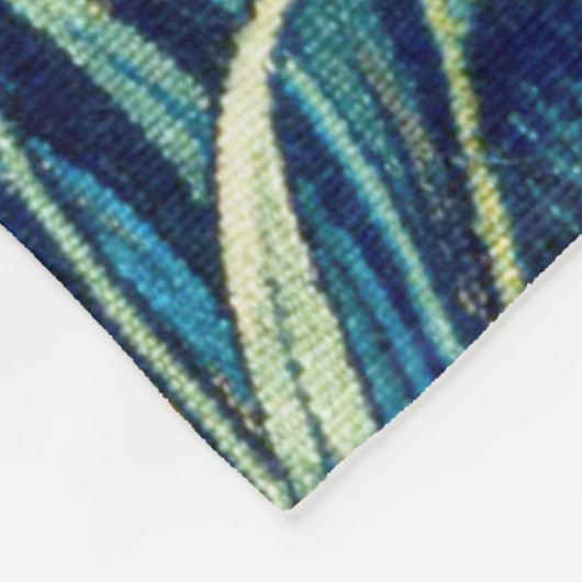 Couverture Polaire Animaux et fleurs, forêt, William Morris (Coin)