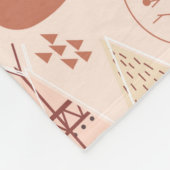 Couverture Polaire Animaux forestiers adorables (Coin)