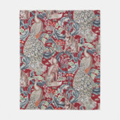 Couverture Polaire Animaux forestiers, William Morris (Devant)