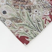 Couverture Polaire Animaux forestiers, William Morris (Coin)