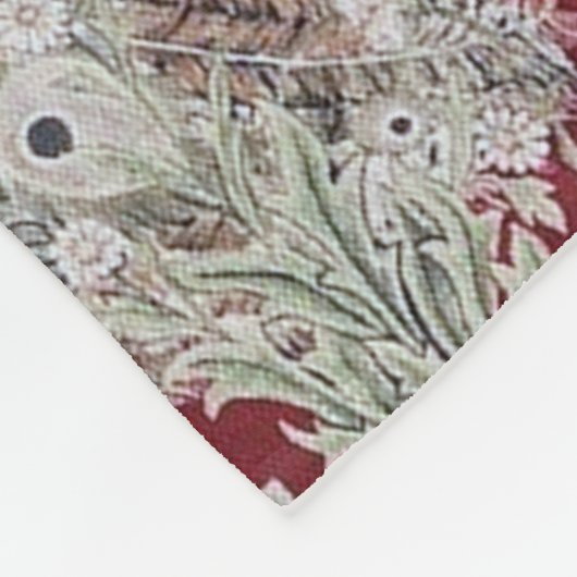 Couverture Polaire Animaux forestiers, William Morris (Coin)