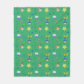Couverture Polaire Animaux Motifs festifs (Devant)