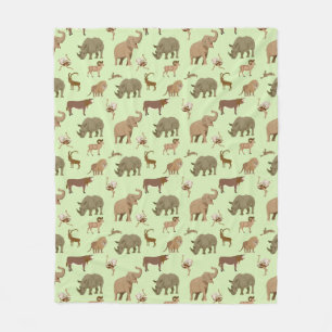 Couverture Polaire Animaux sauvages