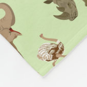 Couverture Polaire Animaux sauvages (Coin)