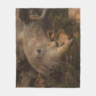 COUVERTURE POLAIRE ANIMAUX SAUVAGES RHINO