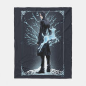 Couverture Polaire Anime du Patronus de Biche de Severus Snape (Devant)