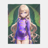 Couverture Polaire Anime Girl 042 (Devant)